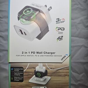 Hi-Tech 2 in 1 PD Wall Charger